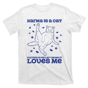 Cute Funny Cat Lover Karma T-Shirt