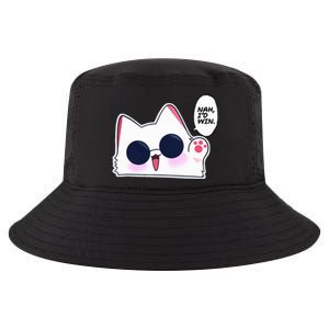 Cute Funny Cat Funny Anime Meme Nah ID Win Gojo Cat Cool Comfort Performance Bucket Hat