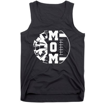 Cheer Football Cheerleading Mom Of Both Game Day Vibes Tank Top