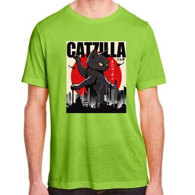 Catzilla Funny Cat Funny Cat Cat Lover Adult ChromaSoft Performance T-Shirt