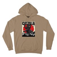 Catzilla Funny Cat Funny Cat Cat Lover Hoodie