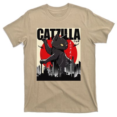 Catzilla Funny Cat Funny Cat Cat Lover T-Shirt