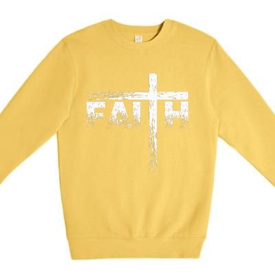 Christian Faith & Cross Christian Faith Premium Crewneck Sweatshirt