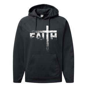 Christian Faith & Cross Christian Faith Performance Fleece Hoodie