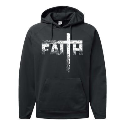 Christian Faith & Cross Christian Faith Performance Fleece Hoodie