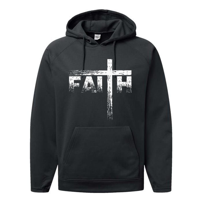 Christian Faith & Cross Christian Faith Performance Fleece Hoodie