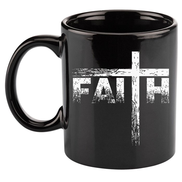 Christian Faith & Cross Christian Faith 11oz C Handle Ceramic Mug