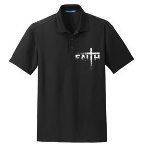 Christian Faith & Cross Christian Faith Dry Zone Grid Polo