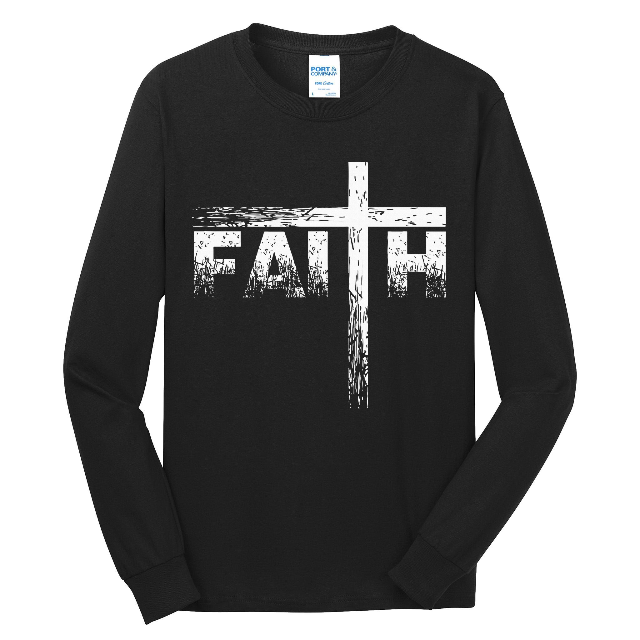 Christian Faith & Cross Christian Faith Tall Long Sleeve T-Shirt