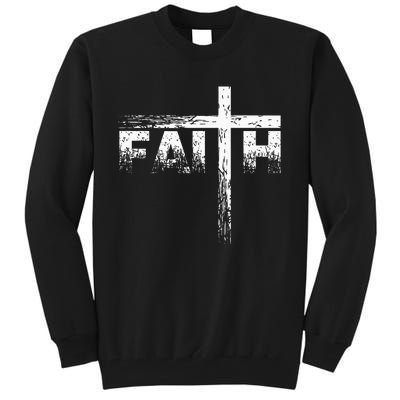 Christian Faith & Cross Christian Faith Tall Sweatshirt