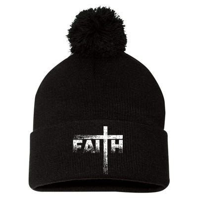 Christian Faith & Cross Christian Faith Pom Pom 12in Knit Beanie