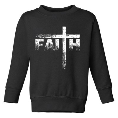 Christian Faith & Cross Christian Faith Toddler Sweatshirt
