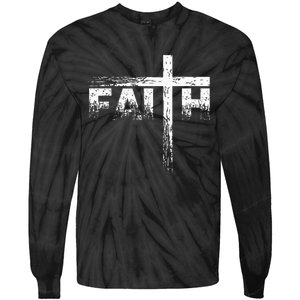 Christian Faith & Cross Christian Faith Tie-Dye Long Sleeve Shirt