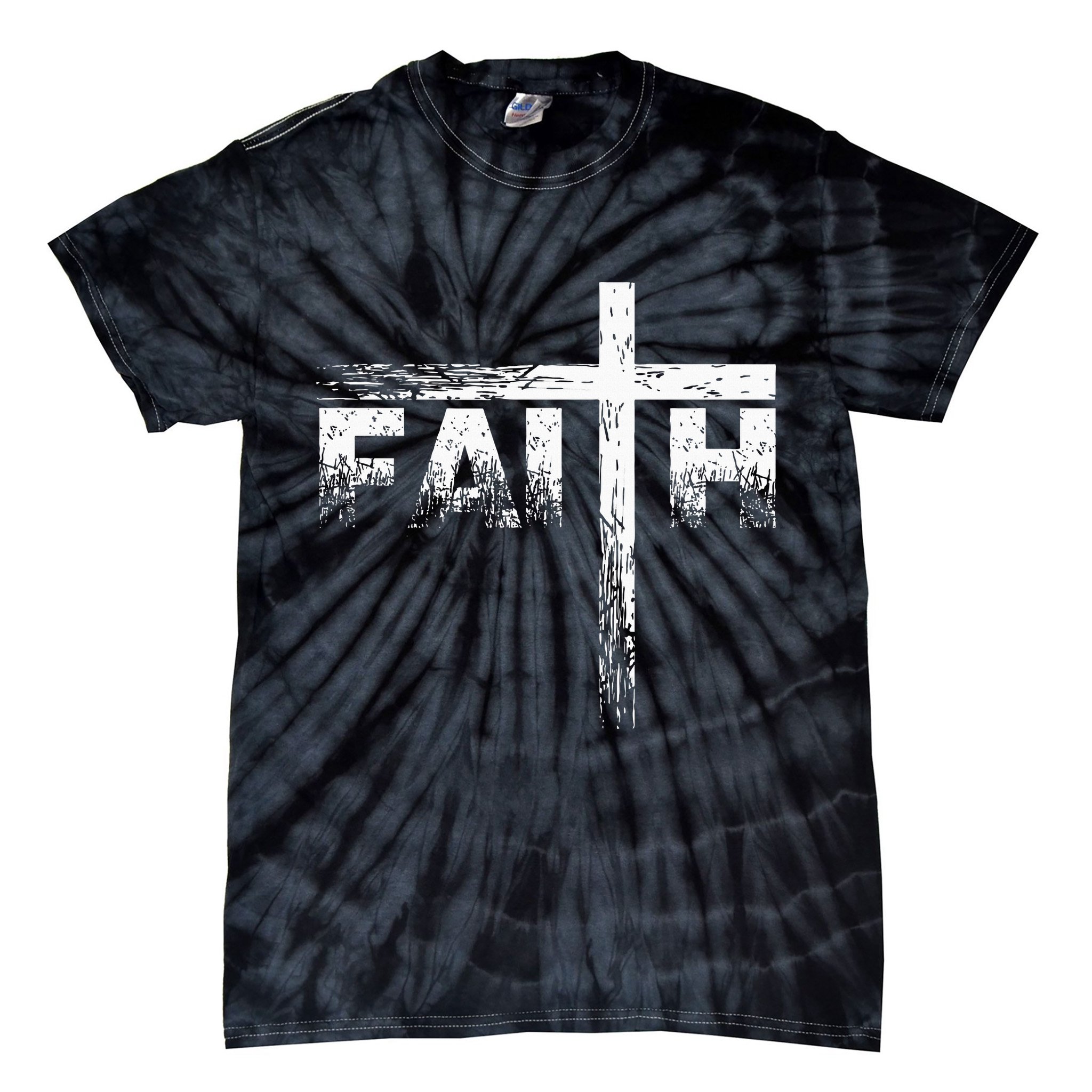Christian Faith & Cross Christian Faith Tie-Dye T-Shirt