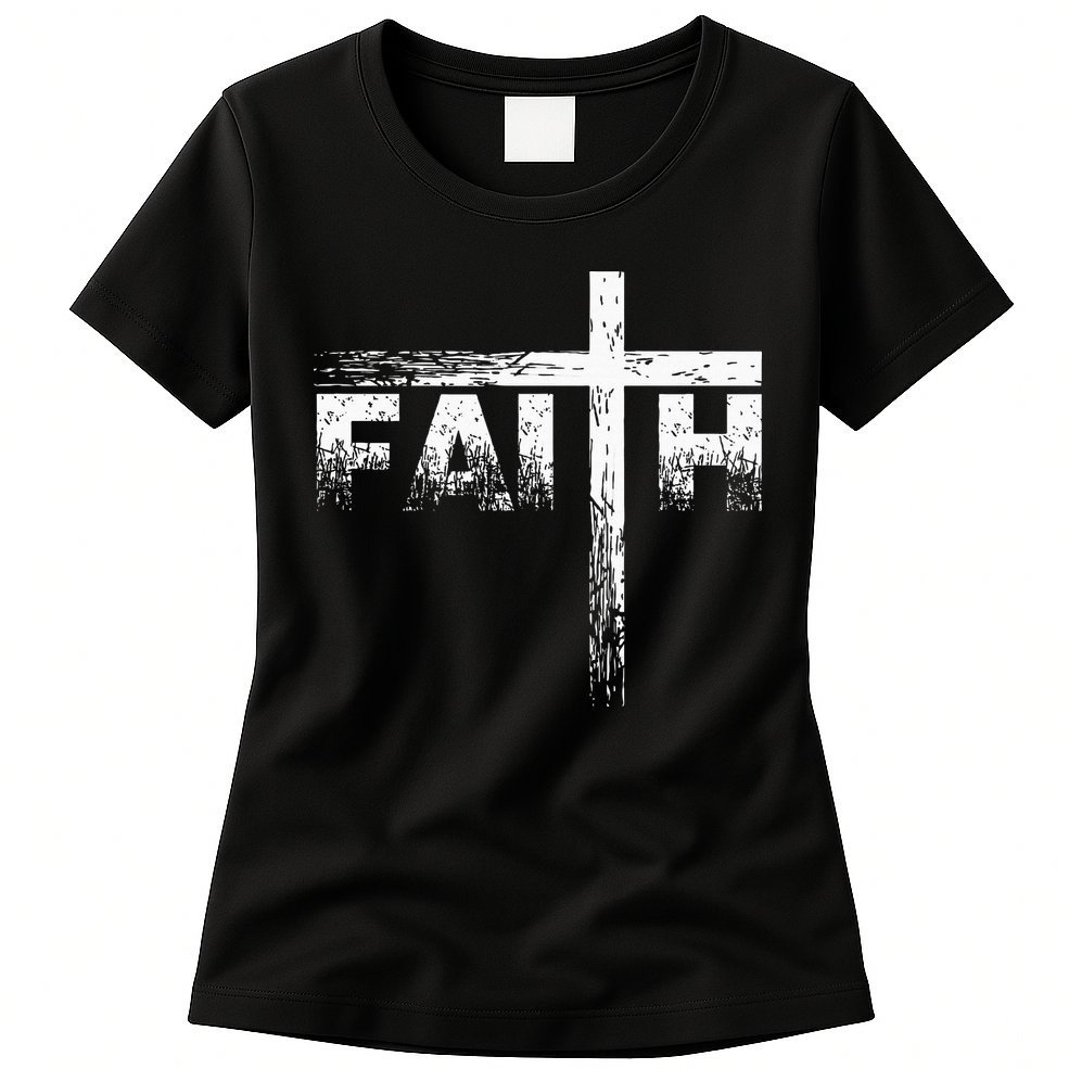 Christian Faith & Cross Christian Faith Womens T-Shirt