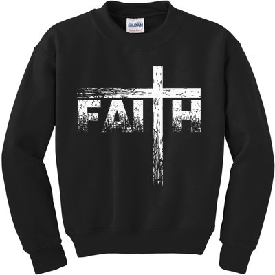 Christian Faith & Cross Christian Faith Kids Sweatshirt