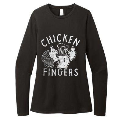 Chicken Fingers Womens CVC Long Sleeve Shirt