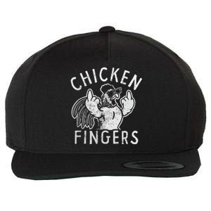 Chicken Fingers Wool Snapback Cap