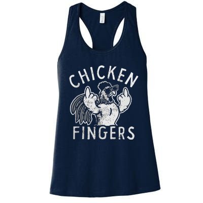 Chicken Fingers Women's Racerback Tank