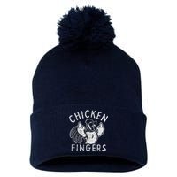 Chicken Fingers Pom Pom 12in Knit Beanie