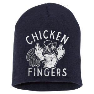 Chicken Fingers Short Acrylic Beanie