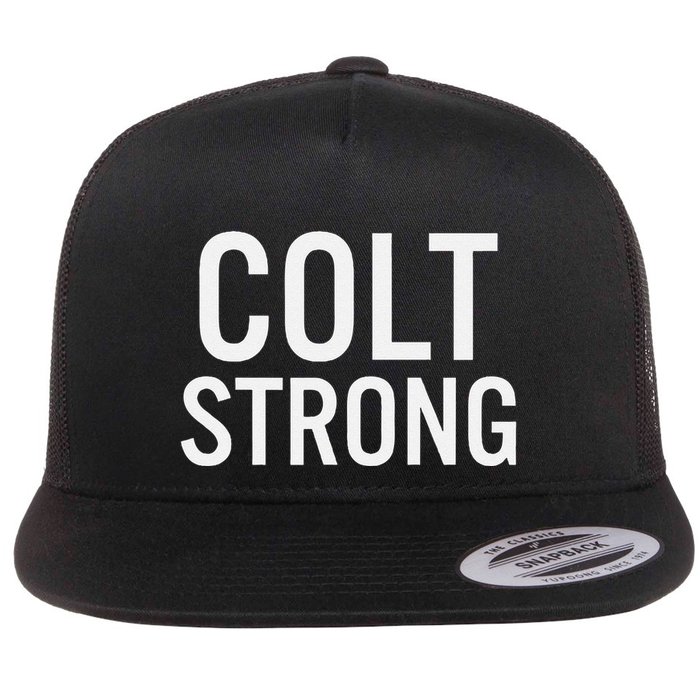 Clear Fork Colts Strong Flat Bill Trucker Hat