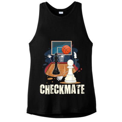 Checkmate Funny Chess Lovers Novelty Gifts Boy Ladies PosiCharge Tri-Blend Wicking Tank