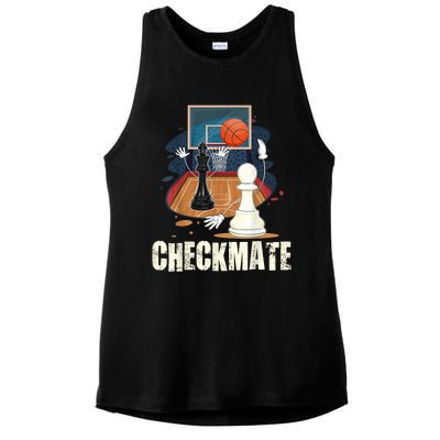 Checkmate Funny Chess Lovers Novelty Gifts Boy Ladies PosiCharge Tri-Blend Wicking Tank