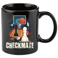 Checkmate Funny Chess Lovers Novelty Gifts Boy 11oz C Handle Ceramic Mug