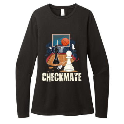 Checkmate Funny Chess Lovers Novelty Gifts Boy Womens CVC Long Sleeve Shirt