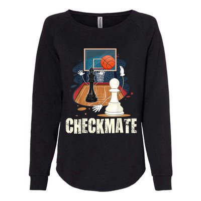 Checkmate Funny Chess Lovers Novelty Gifts Boy Womens California Wash Sweatshirt