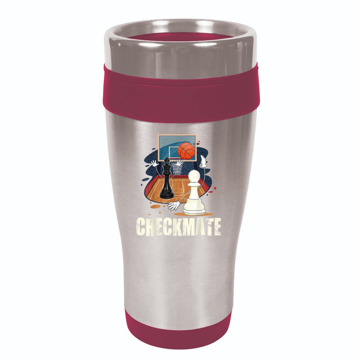 Checkmate Funny Chess Lovers Novelty Gifts Boy 16oz Travel Tumbler