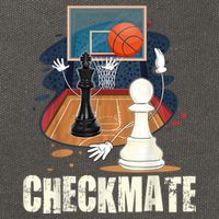 Checkmate Funny Chess Lovers Novelty Gifts Boy Cotton Canvas Backpack