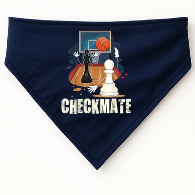 Checkmate Funny Chess Lovers Novelty Gifts Boy USA-Made Doggie Bandana
