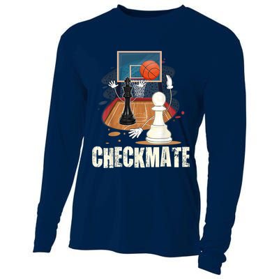 Checkmate Funny Chess Lovers Novelty Gifts Boy Cooling Performance Long Sleeve Crew