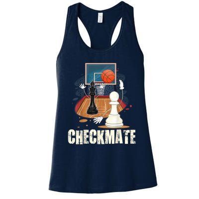 Checkmate Funny Chess Lovers Novelty Gifts Boy Women's Racerback Tank