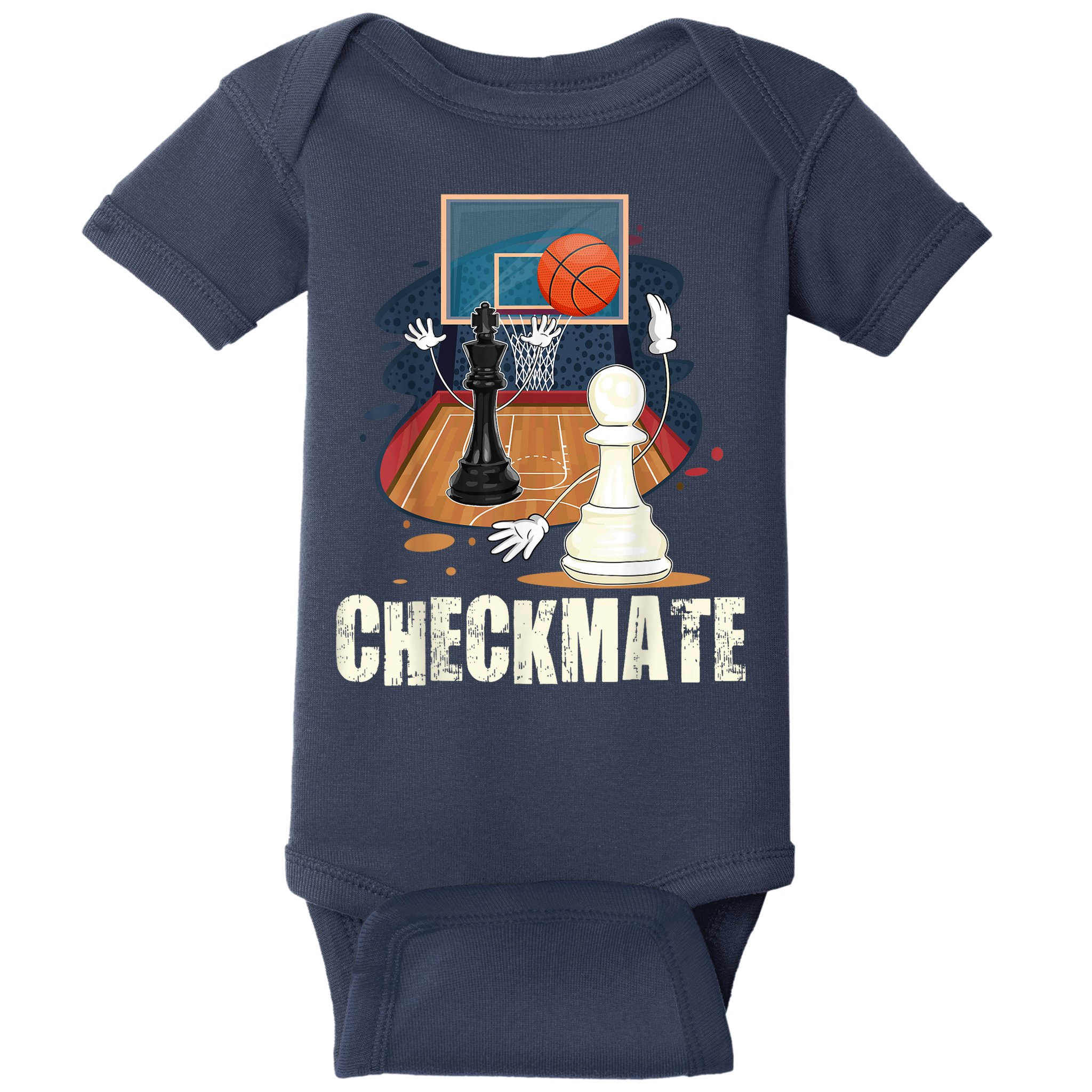 Checkmate Funny Chess Lovers Novelty Gifts Boy Baby Bodysuit