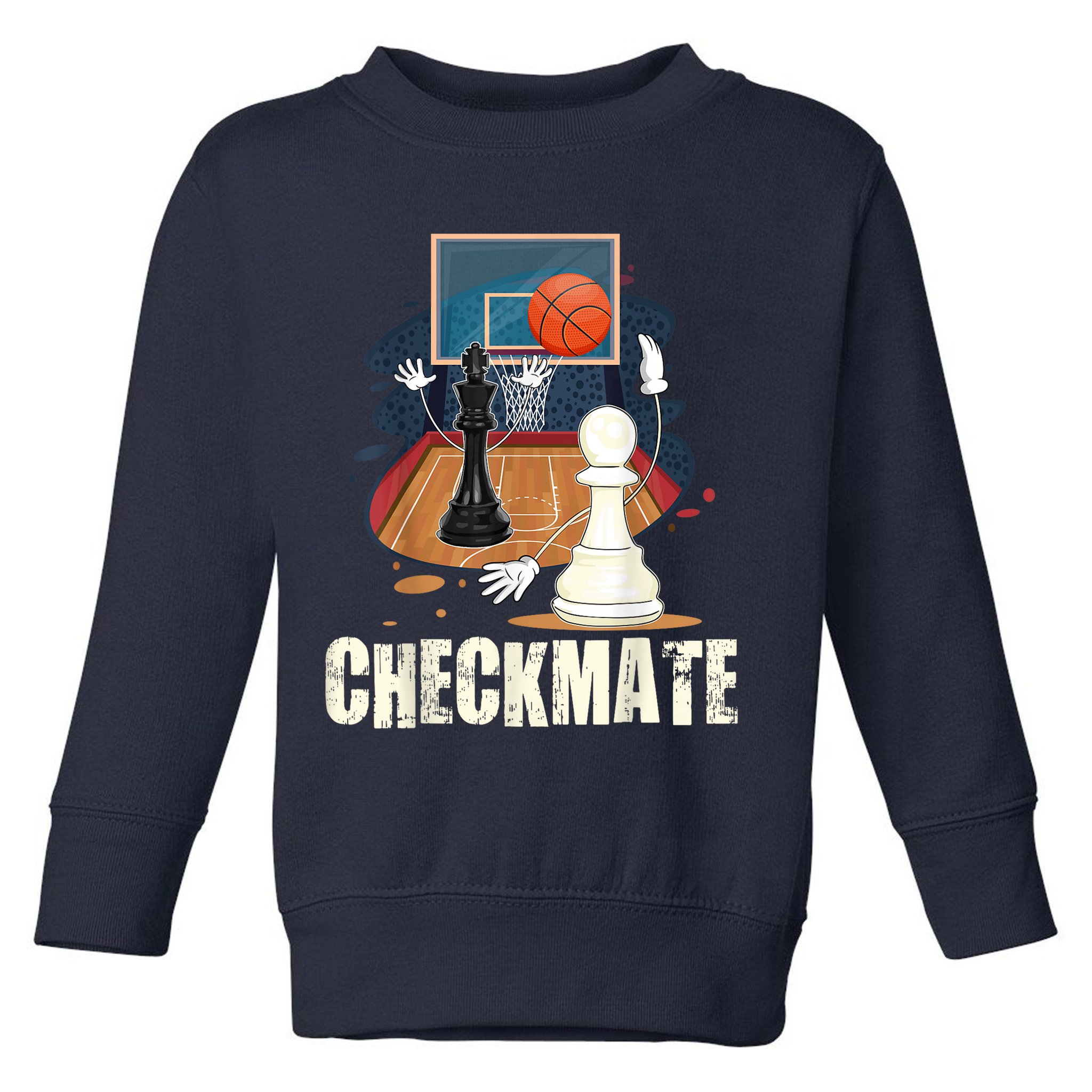 Checkmate Funny Chess Lovers Novelty Gifts Boy Toddler Sweatshirt