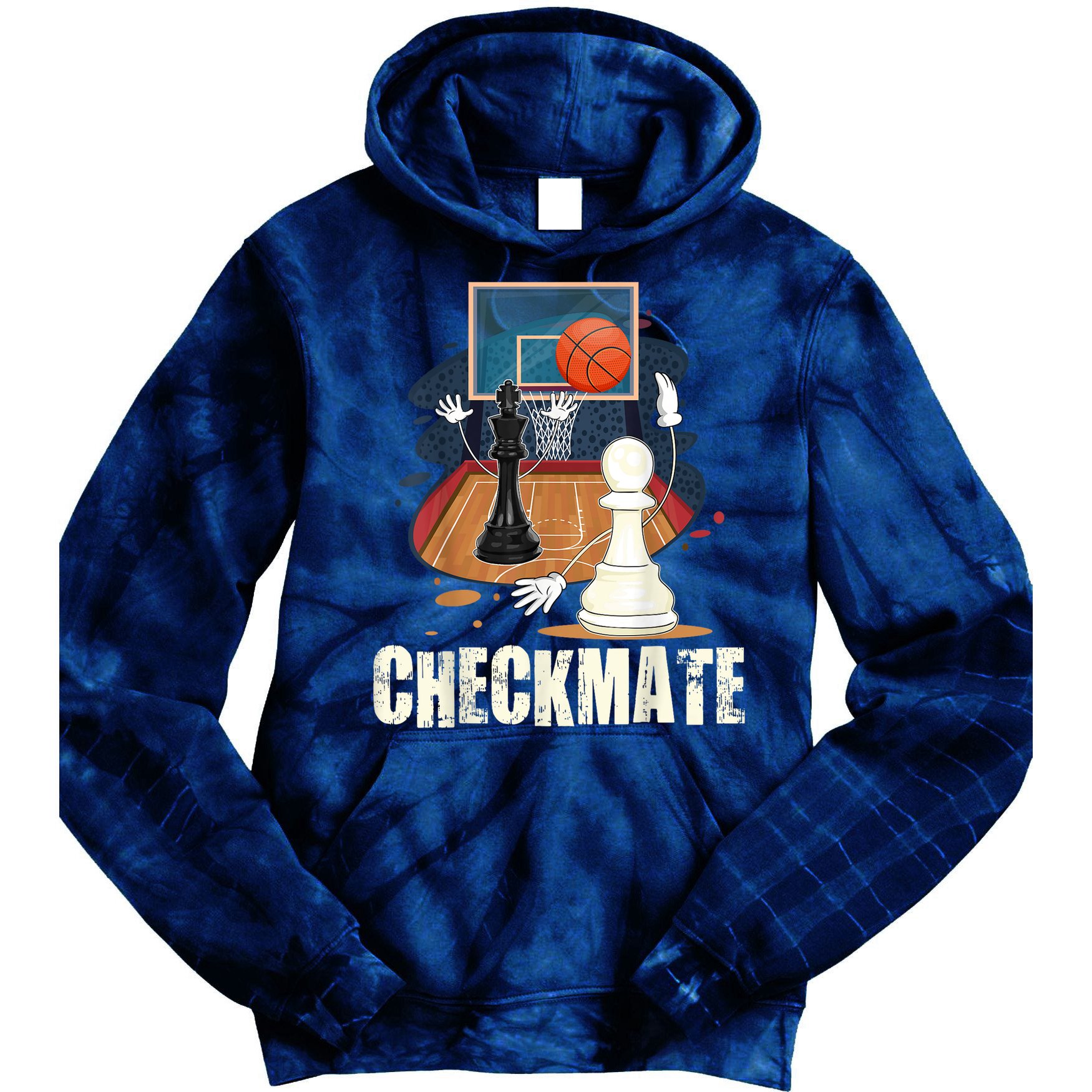 Checkmate Funny Chess Lovers Novelty Gifts Boy Tie Dye Hoodie