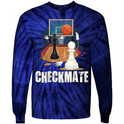 Checkmate Funny Chess Lovers Novelty Gifts Boy Tie-Dye Long Sleeve Shirt