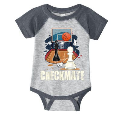Checkmate Funny Chess Lovers Novelty Gifts Boy Infant Baby Jersey Bodysuit