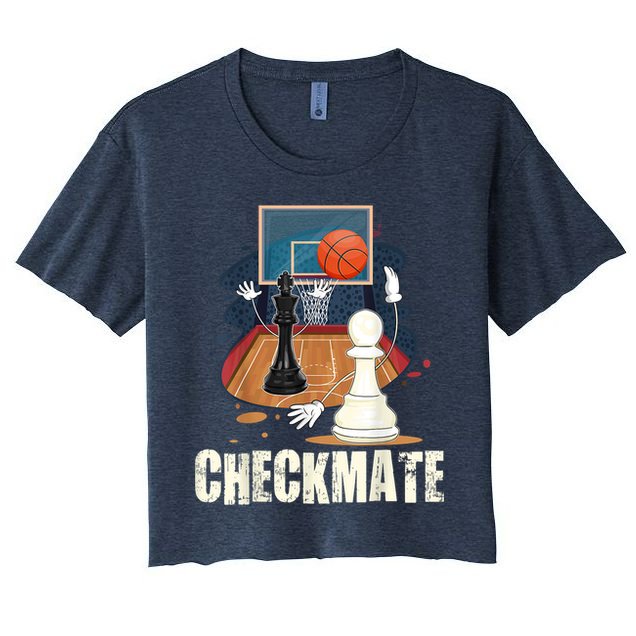 Checkmate Funny Chess Lovers Novelty Gifts Boy Crop Top