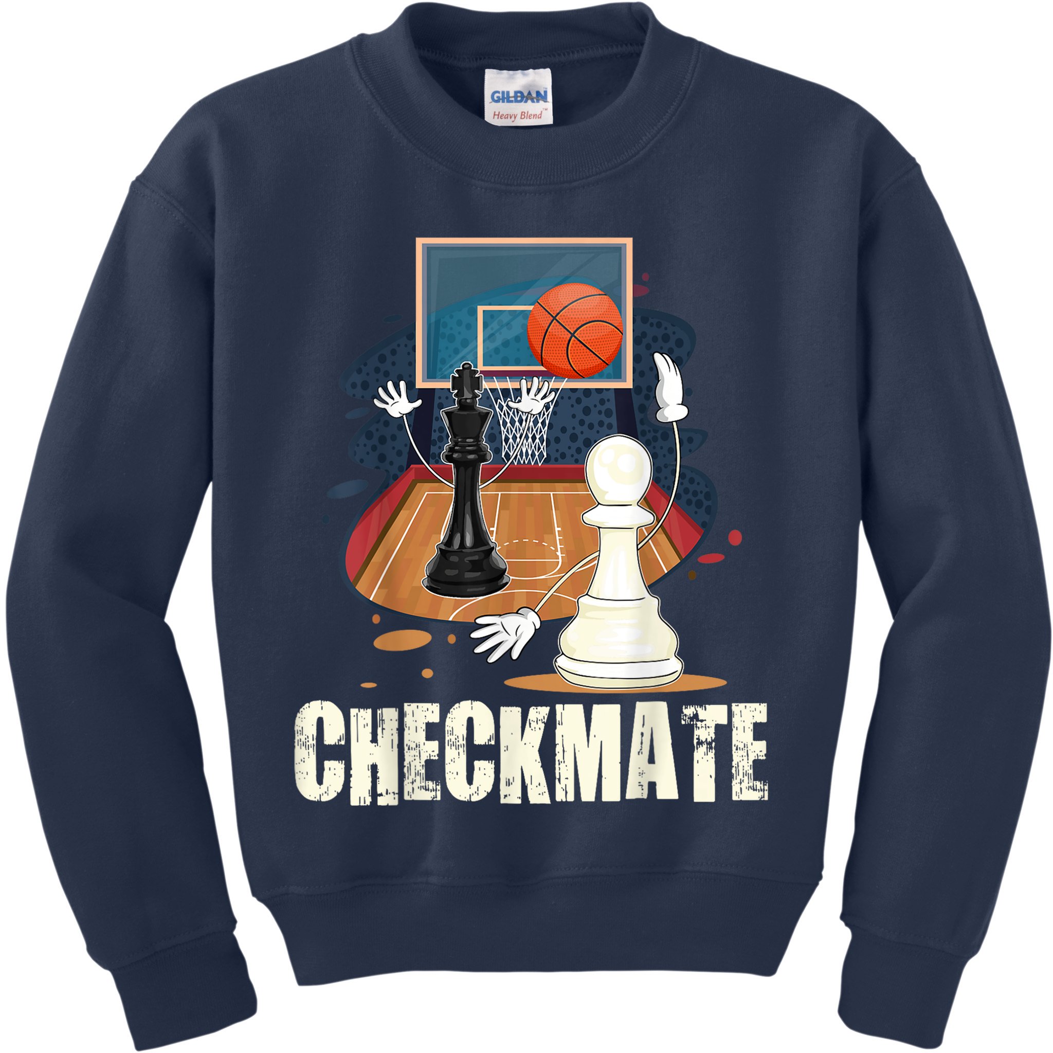 Checkmate Funny Chess Lovers Novelty Gifts Boy Kids Sweatshirt