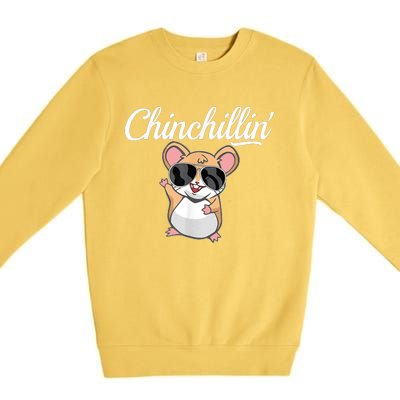 Chinchillin Funny Chinchilla Lovers Premium Crewneck Sweatshirt