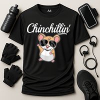 Chinchillin Funny Chinchilla Lovers Cooling Performance Crew T-Shirt