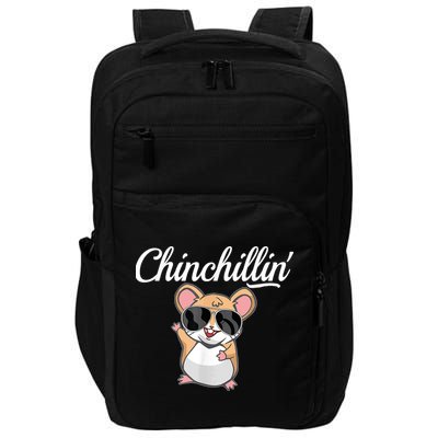Chinchillin Funny Chinchilla Lovers Impact Tech Backpack