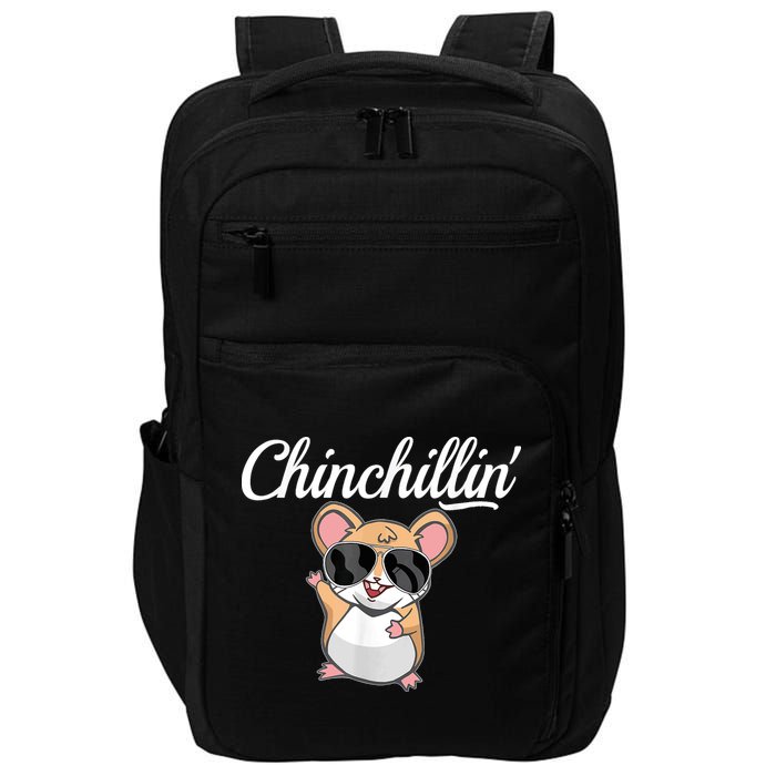 Chinchillin Funny Chinchilla Lovers Impact Tech Backpack