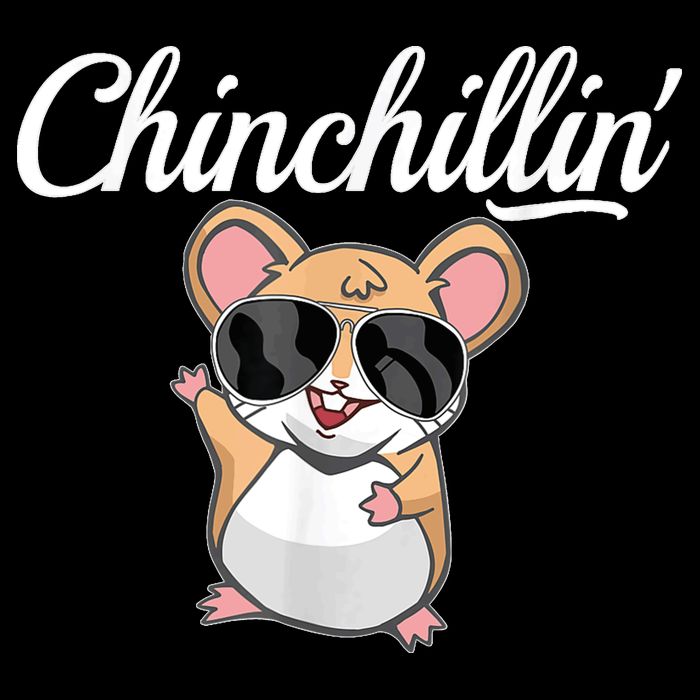 Chinchillin Funny Chinchilla Lovers Drawstring Bag