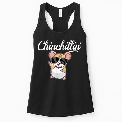 Chinchillin Funny Chinchilla Lovers Womens Tank Top