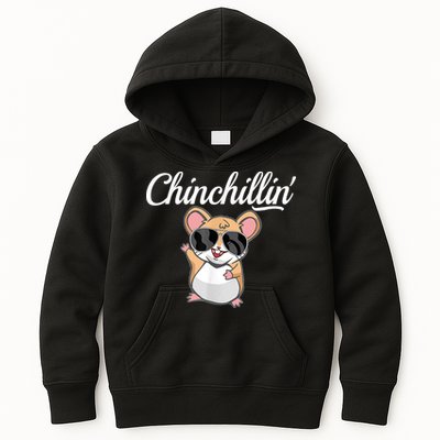 Chinchillin Funny Chinchilla Lovers Kids Hoodie